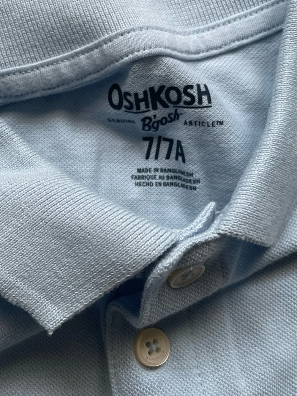 OshKosh B'gosh Light Blue Boy’s Polo Shirt